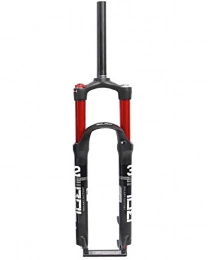 WXX Ersatzteiles WXX Aluminum Alloy Mountain Bike Gabel 26 / 27, 5 / 29-Zoll-Schulter-Steuerung MTB Aufhngung pneumatisch Federgabel Fahrrad Stodmpfer, Rot, 29 inch