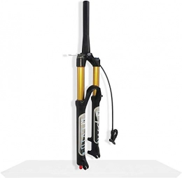 XLYYHZ 26/27.5/29 Inch Magnesium Alloy Mountain Bike Front Fork, Travel 140mm Air Pressure Shock Absorber MTB Suspension Fork Bicycle Accessories (Color : Tapered Remote Lock Out, Size : 26 inch)
