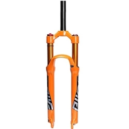XYSQ Mountainbike Gabeln XYSQ 26 / 27, 5 / 29 Zoll Federgabel Mountainbike Federweg 100 Mm QR 9mm Scheibenbremse Schulterkontrolle Fahrradzubehör (Color : Orange, Size : 26 inch)