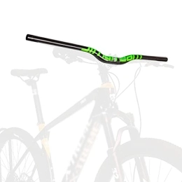 ZCXBHD Ersatzteiles 31.8mm Mountainbike-Lenker 580 / 600 / 620 / 640 / 660 / 680 / 700 / 720 / 740 / 760mm Ultraleicht Carbon Fahrradlenker MTB-Lenker Extra Langer Fahrrad Riser Bar (Color : Green, Size : 620mm)