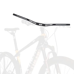 DFNBVDRR Ersatzteiles DFNBVDRR Mountainbike Riser-Lenker MTB Bike Lenker Aluminium-Legierung 31.8mm*620mm 720mm 780mm 800mm XC DH Fahrradlenker Extra Lang (Color : Black, Size : 620mm)