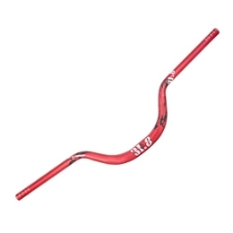 LOVEDELU Ersatzteiles LOVEDELU Leichter Aluminiumlegierungs-Lenker mit Aufstieg, breitem und extra langem Fahrradlenker für Mountainbikes, 31, 8 mm * 780 mm, Rot
