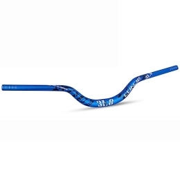 KANGXYSQ Ersatzteiles Mountainbike Hoch Riser Lenker 31, 8 Mm MTB 70mm Aluminiumlegierung Fahrrad Extra Lang Fahrradlenker 720mm 780mm (Color : Blue, Size : 31.8 * 720mm)