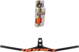 tylxayoxa Ersatzteiles Mountainbike-Lenker Aus Kohlefaser, 28, 6 Mm, Ultraleichter Fahrrad-Riser-Lenker, Leichter, Langlebiger, Stilvoller Lenker For Enduro-Fahrten (Color : Orange, Size : 100 / 800mm)