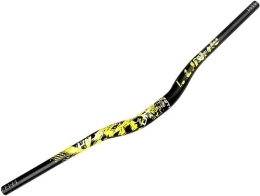 FOXZY Ersatzteiles MTB Downhill Extra langer Swallow-Lenker, Höhe 30 mm, Aluminium-Downhill-Mountainbike-Lenker (Color : Black Yellow, Size : 720mm)