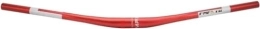 Schwalbenförmiger Lenker For MTB-Fahrräder, 31,8 Mm, Bergstangen, Leichter Riser-Lenker Aus Aluminiumlegierung, 720/780 Mm, Superlanger Lenker (Color : Red, Size : 780mm)