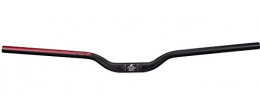 Spank Mountainbike-Lenker Spank Spoon 800, Rise 40 mm Kleiderbügel für Erwachsene, Unisex, Schwarz / Rot, 800 mm