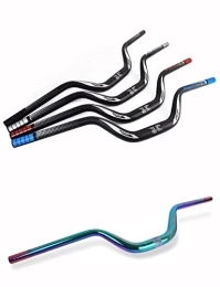 UGIF Ersatzteiles UGIF Fahrradlenker, 720 / 780 mm x 31, 8 mm, erhöhter Lenker, Querstange mit großem Winkel, Schwalbe, Lenker, MTB-Rennrad-Teile (Farbe: Blau, 720 mm)