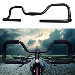 Zubehör MTB Bike Butterfly-Fahrradlenker 31,8mm Aluminiumlegierung, Ersatzzubehör schwarz (Color : Handlebar)
