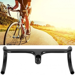 Zunate Rennrad-Lenker, Carbon Fiber Integrated Rennrad-Lenker 420x90mm Bike Drop Bar Lenker für Mountainbike Rennrad