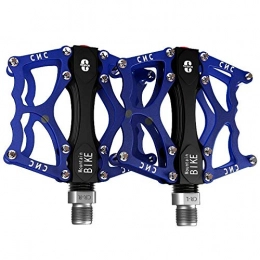YDWL Mountainbike-Pedales Aluminum alloy pedal bicycle folding electric mountain bike rear seat highway ultra light pedal-Aluminum alloy-blue
