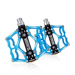 YDWL Mountainbike-Pedales Aluminum alloy ultra light quick disassembly bicycle pedal bearing dead fly mountain bike accessories pedal-902 (blue)