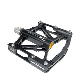 Anmy Ersatzteiles Anmy Fahrradpedale Ultra Light Mountain Bike Pedal 3 Lager Aluminiumlegierung-Fahrrad-Pedal for Stadt Commuting (Color : Black, Size : One Size)