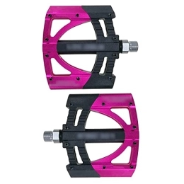 BUMSIEMO Ersatzteiles BUMSIEMO Mountainbike-Pedale, Achsendurchmesser, Rennrad mit versiegeltem Aluminium, Pink, 1 Paar