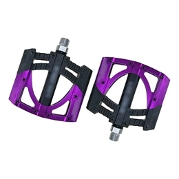 BUMSIEMO Ersatzteiles BUMSIEMO Mountainbike-Pedale mit Achsendurchmesser und versiegeltem Aluminium, Violett