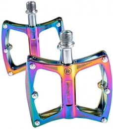 CAISHENY Ersatzteiles CAISHENY Fahrradpedale Fahrradpedal aus Aluminiumlegierung Mountain Pedal Anti-Rutsch-Pedal für BMX MTB Rennrad Fahrradpedale Mountainbike (Farbe: Schillernde Größe: Einheitsgröße)