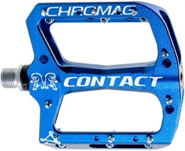 Chromag Ersatzteiles Chromag Contact Pedale für Mountainbike / MTB / Cycle / VAE / E-Bike, Erwachsene, Unisex, Blau, 110 x 105 mm