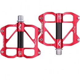 DYecHenG Mountainbike-Pedales DYecHenG Fahrradpedale Fahrradpedal Mountainbike Rennrad Aluminium Pedal Fahrraddichtung Lager Pedal für Road Mountain MTB Bike (Color : Red)