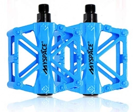 nurufsxin Ersatzteiles Fahrradkugel Pedale ultraleichte Aluminiumlegierung Mountainbike Pedallager Fußpedal Ausrüstung Ersatzteile blau
