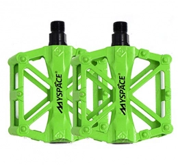 nurufsxin Ersatzteiles Fahrradkugel Pedale ultraleichte Aluminiumlegierung Mountainbike Pedallager Fußpedal Ausrüstung Ersatzteile grün