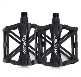 nurufsxin Ersatzteiles Fahrradkugel Pedale ultraleichte Aluminiumlegierung Mountainbike Pedallager Fußpedal Ausrüstung Ersatzteile schwarz