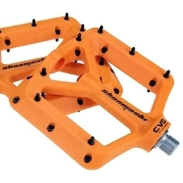 VKEID Ersatzteiles Fahrradpedal Mountainbike-Pedale, langlebige Fahrradpedale Fahrradzubehör (Color : Orange, Size : 118x120x21mm)