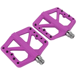 HAOX Ersatzteiles HAOX Mountainbike-Pedale, guter Grip Anti-Rutsch-Stollen Sicherer Gebrauch Fahrradpedale Ausreichende Breite Gute Luftdichtheit für Mountainbikes(Violett)