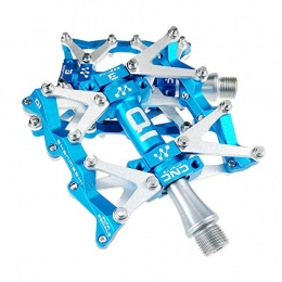 HBRT Ersatzteiles HBRT rutschfeste Fahrradpedale, Rennradpedal, Leichtes Fahrradpedal Fixed Gear für BMX MTB Cruiser Cyclocross Folding, Blau