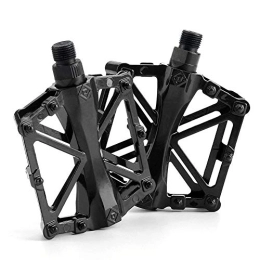 HNZZ Ersatzteiles HNZZ Fahrradpedal Paar Ultra-Light Anti-Rutsch-Aluminiumlegierung-Fahrrad Mountainbike Pedal (Color : Black)