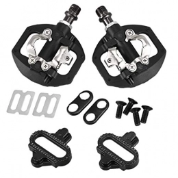 HUOGUOYIN Ersatzteiles HUOGUOYIN Fahrradpedal Sitz for MTB Bike Selbsthemmend Fit for SPD Pedal Clipless Plattform Pedale Adapter gepasst for Shimano Fit for SPD Looking Keo-System (Color : Black)