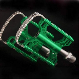 Joycaling Ersatzteiles Joycaling Fahrradpedal Fahrradpedal Aus Aluminiumlegierung Bike Mountain Bearing Fußpedal Fahrradpedal Mit Festem Gang Für Mountainbike (Size:91 * 68 * 23mm; Color:Green)