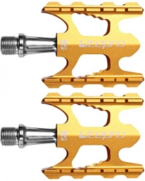 JZTOL Ersatzteiles JZTOL Leichte Mountainbike-Pedale Aluminiumlager Fahrradpedale Rennrad-Pedale (Color : Golden)