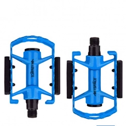 kaige Ersatzteiles kaige Fahrradultraaluminiumlegierung Mountainbike Pedal Tote Fliege Pedal Anti-Skid Bequeme Reitausrüstung WKY (Color : Blue)
