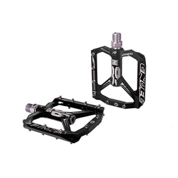 LIANYG Ersatzteiles LIANYG Fahrradpedale Ultralight Fahrradpedal Alle MTB Mountainbike Pedal Material + DU Bearing Aluminium Pedale 772 (Color : Black)