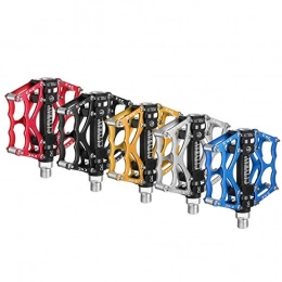 LMIAOM Ersatzteiles LMIAOM Aluminum Alloy Mountain Bike Plattform Pedale Flach Sealed Lagerachse 16.9 Radfahren Fahrrad-Pedale“ Reparaturwerkzeug für Zubehörteile (Color : Black+Red)