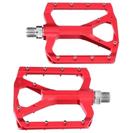 Alomejor Ersatzteiles Mountainbike Pedale Anti-Rutsch Fahrrad Pedal Fahrrad Modifiziertes Pedal Lager aus Aluminiumlegierung(rot)
