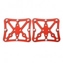 No logo Mountainbike-Pedales NXCY01 Mountain Bike Clipless Plattform Pedale Adapter Convert System-Bike Clip Pedal Adapter (Color : Red)