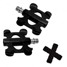 NXXML Ersatzteiles NXXML Carbon Pedal, Fahrrad Pedal Kit, Leichte, rutschfeste Fahrradpedale, für 9 / 16"Chrom Molybdän Stahlkern MTB MBX