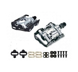 ONOGAL Ersatzteiles Pedalen-Satz SPD automatisch, kompatibel mit Shimano, inklusive Pedalplattensatz 3021