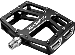 RockBros Ersatzteiles ROCKBROS Fahrradpedale Aluminium MTB Pedale 9 / 16'' Plattform Pedale mit Abgedichtete Lager für Mountainbike, Rennrad Pedale