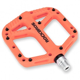 RockBros Ersatzteiles ROCKBROS Fahrradpedale MTB Pedal aus Nylonfaser Breite Plattform Composite Flatpedale 9 / 16 Zoll 3 Bearing Anti-Rutsch