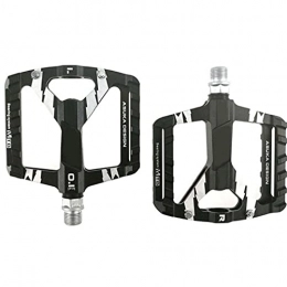 Ruluti MTB Fahrradplattform flach Pedal Fahrradpedale Aluminiumpedale für verschleißfeste Pedalspindel