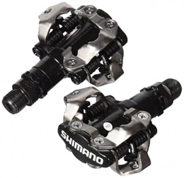 SHIMANO Mountainbike-Pedales Shimano PDM520 Fahrrad-Klickpedale, Schwarz, SPD-System, mit Platten