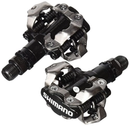 SHIMANO Mountainbike-Pedales Shimano PDM520 Fahrrad-Klickpedale, Schwarz, SPD-System, mit Platten, für Mountainbike, Aluminium / barrel