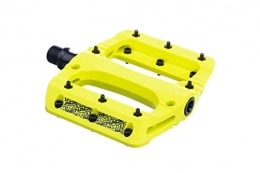 Sixpack Ersatzteiles Sixpack Menace Nylon Flat Fahrrad Pedal neon gelb