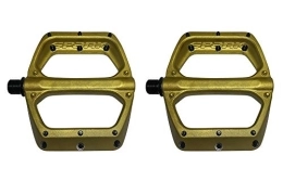 Spank Ersatzteiles Spank Spoon DC Flache Pedale für Mountainbike / E-Bike / Cycle, goldfarben, 100x105mm
