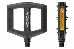 Voxom Ersatzteiles Voxom Pedale Voxom MTB Flat Pedale Pe23 schwarz, Kunststoff-Körper, 7mm Boron-Achse, Industriellager, VP-538, schwarz, m, 719000006