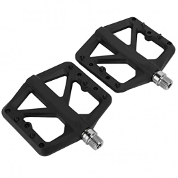 WNUV Ersatzteiles WNUV Fahrrad-Plattformpedale, Anti-Rutsch-Stollen Fahrradpedale für Mountainbikes(Schwarz)