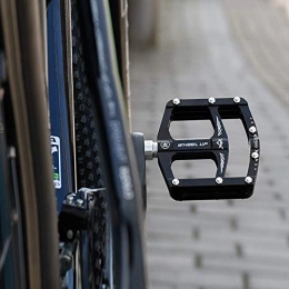 XWZH Fahrradlichter 2 Stück ultraleichte Fahrradpedale Plattform Aluminiumlegierung Mountainbike Rennrad Lager breites Fußpedal Anti-Rutsch-Fahrradzubehör