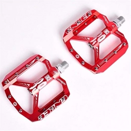 YMYGCC Mountainbike-Pedales YMYGCC Fahrradpedale Ultralight Fahrradpedal Alle MTB Mountainbike Pedal Material + DU Bearing Aluminium Pedale (Color : Red)
